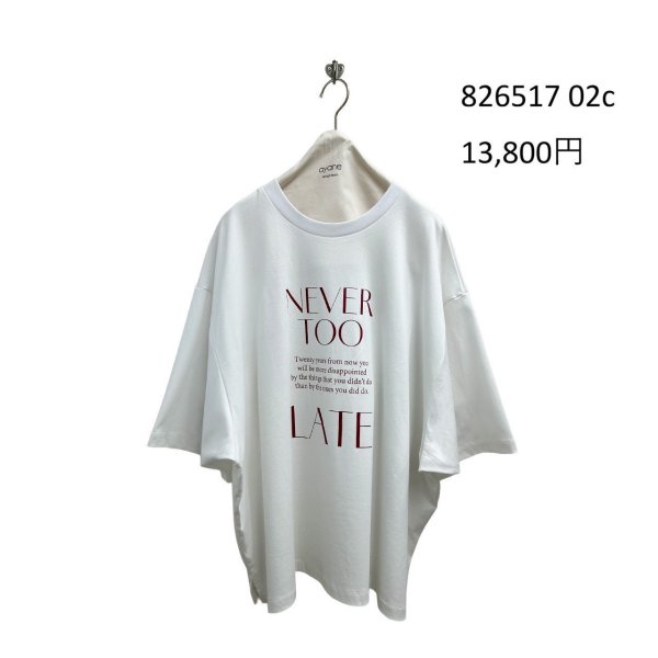 画像7: ●期間限定/ご予約10倍ポイント●【1/19 ayane】ドッキングバックギャザーTシャツ（予約/4-5） (7)