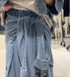 画像2: ●期間限定/ご予約10倍ポイント●【1/19 ayane】テンセルデニム腰巻きシャツスカート（予約/4-5） (2)