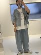 画像2: ●期間限定/ご予約10倍ポイント●【1/19 ayane】テンセルデニムノーカラーシャツ（予約/4-5） (2)