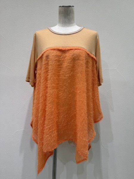 画像5: ●期間限定/ご予約10倍ポイント●【1/23 CYAN TOKYO】スクエアヘムフェザーコンビTOPS（予約/5-6） (5)