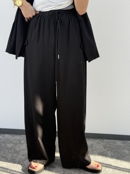 画像7: ●期間限定/ご予約10倍ポイント●【1/23 CYAN TOKYO】サイドアジャストリネンワイド（予約/4-5） (7)