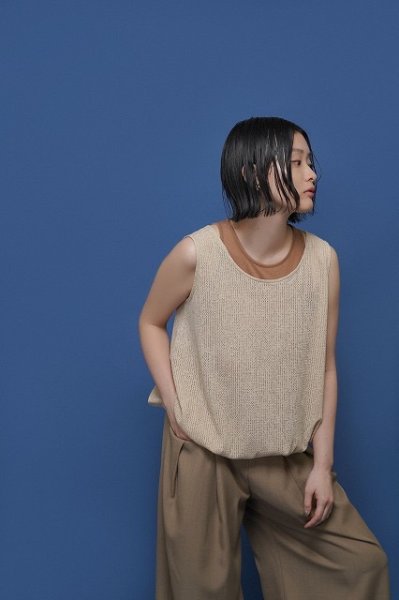 画像2: ●期間限定/ご予約10倍ポイント●【1/23 CYAN TOKYO】シアーコンビバルーンタンク（予約/5-6） (2)