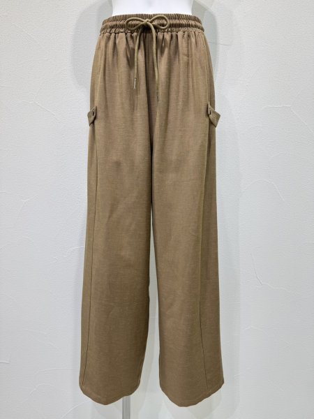 画像3: ●期間限定/ご予約10倍ポイント●【1/23 CYAN TOKYO】サイドアジャストリネンワイド（予約/4-5） (3)