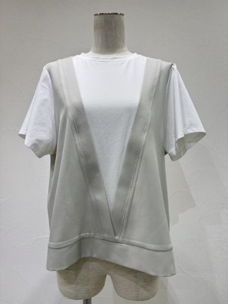 画像6: ●期間限定/ご予約10倍ポイント●【1/23 CYAN TOKYO】レイヤーライクコンビTOPS（予約/5-6） (6)