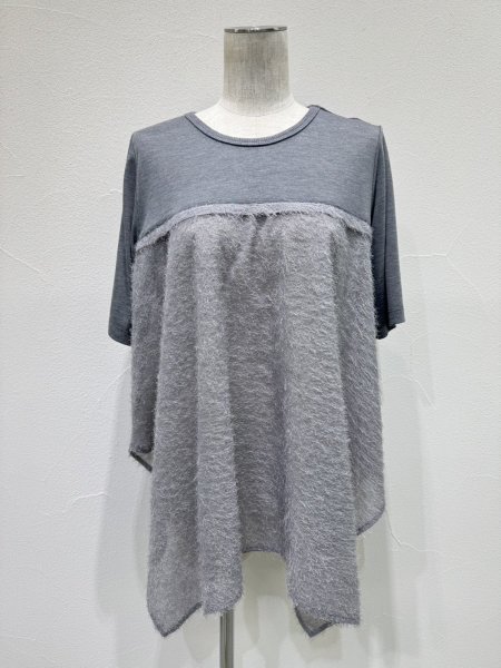 画像6: ●期間限定/ご予約10倍ポイント●【1/23 CYAN TOKYO】スクエアヘムフェザーコンビTOPS（予約/5-6） (6)