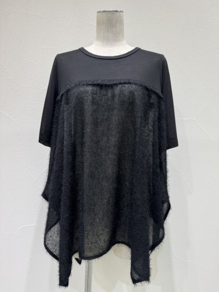 画像8: ●期間限定/ご予約10倍ポイント●【1/23 CYAN TOKYO】スクエアヘムフェザーコンビTOPS（予約/5-6） (8)