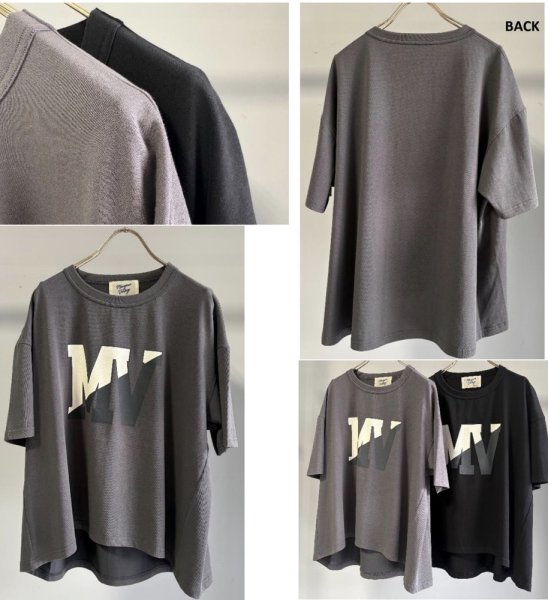 画像2: ●期間限定/ご予約5倍ポイント●【1/24 Margaux vintage】MVロゴＴ（予約/4-5） (2)