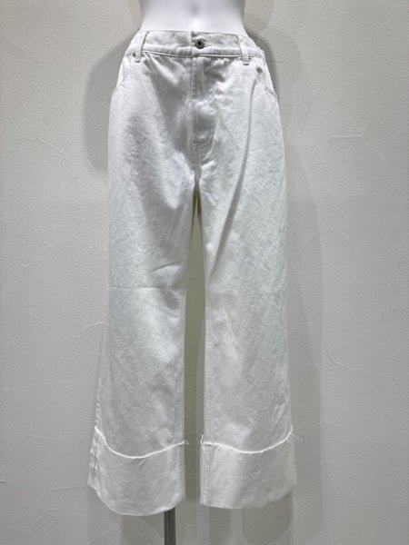 画像7: ●期間限定/ご予約10倍ポイント●【1/23 CYAN TOKYO】ロールアップストレートデニム（予約/4-5） (7)