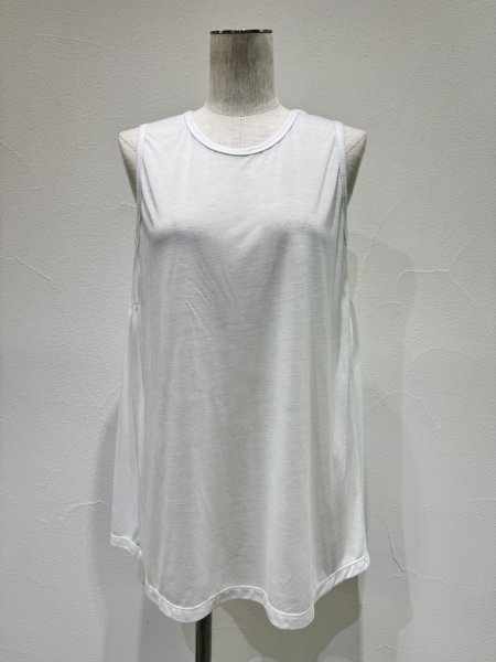 画像6: ●期間限定/ご予約10倍ポイント●【1/23 CYAN TOKYO】シアー天竺バックギャザータンク（予約/4-5） (6)