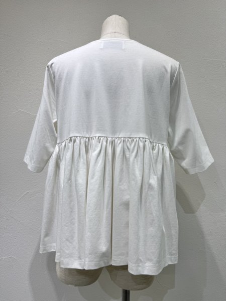 画像10: ●期間限定/ご予約10倍ポイント●【1/23 CYAN TOKYO】スクエアネックバックギャザーTOPS（予約/4-5） (10)