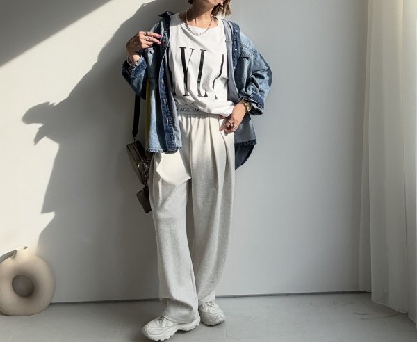 画像2: 【1/24 LIVEアイテム】ウエストロゴタックパンツ（即納分） (2)