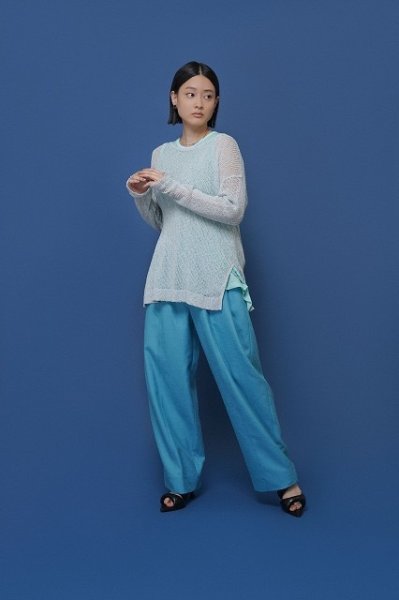 画像2: ●期間限定/ご予約10倍ポイント●【1/23 CYAN TOKYO】グロッシーコクーンワイド（予約/4-5） (2)