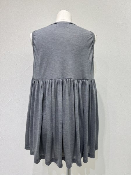 画像9: ●期間限定/ご予約10倍ポイント●【1/23 CYAN TOKYO】シアー天竺バックギャザータンク（予約/4-5） (9)