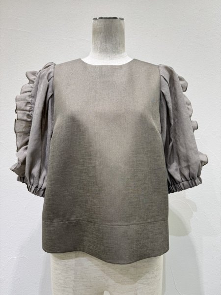 画像6: ●期間限定/ご予約10倍ポイント●【1/23 CYAN TOKYO】フリルスリーブブラウス（予約/4-5） (6)