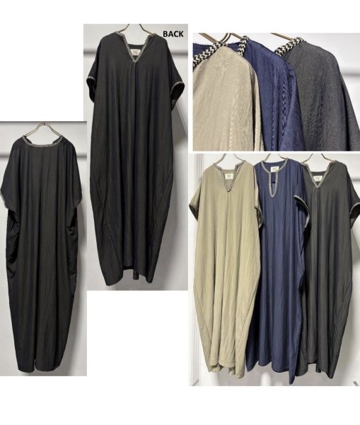 画像2: ●期間限定/ご予約5倍ポイント●【1/24 Margaux vintage】カフタンドレス（予約/3-4） (2)