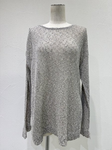 画像9: ●期間限定/ご予約10倍ポイント●【1/23 CYAN TOKYO】ネップメッシュニットTOPS（予約/4-5） (9)