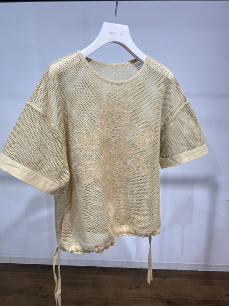 画像7: ●期間限定/ご予約5倍ポイント●【1/26 PRIORITY】アイレットレースメッシュT（予約/4-5） (7)