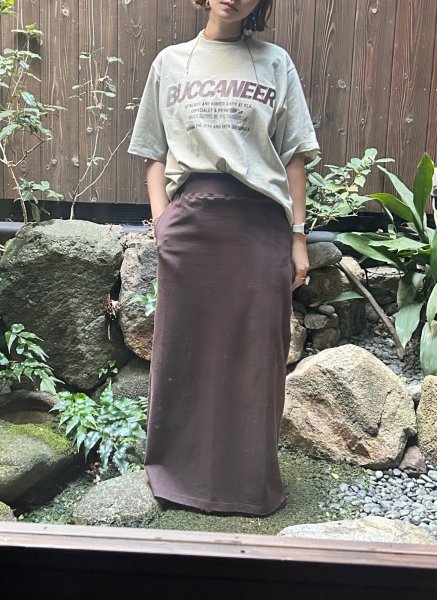 画像2: ●期間限定/ご予約10倍ポイント●【1/26 PRIORITY】ピグメントマキシスカート（予約/5） (2)