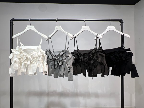 画像12: ●期間限定/ご予約5倍ポイント●【1/26 PRIORITY】フリルリボンキャミソール（予約/4-5） (12)