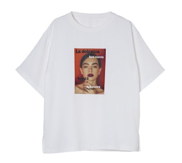 画像1: ●2/1までの期間限定販売●ご予約5倍ポイント【1/30 LIVEアイテム】●LADY プリントブラウスＴ（予約/3） (1)