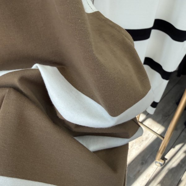 画像3: ●期間限定●ご予約5倍ポイント【2/2 LIVEアイテム】●ワイドボーダーフレンチT（予約/4-5） (3)