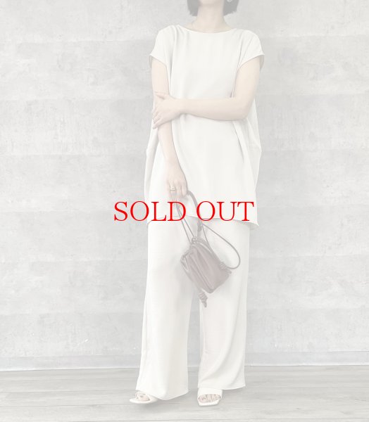 画像5: ●期間限定●【2/2 LIVEアイテム】●シンプルイージータックワイドパンツ（別売トップスとセットアップ可能）（予約/3-4） (5)