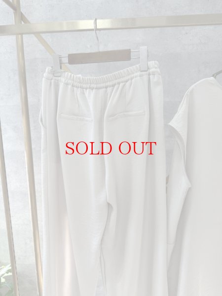 画像3: ●期間限定●【2/2 LIVEアイテム】●シンプルイージータックワイドパンツ（別売トップスとセットアップ可能）（予約/3-4） (3)