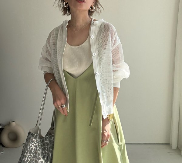 画像6: ●1日だけの超超短期販売！●ご予約5倍ポイント【2/4 LIVEアイテム】●メッシュカーディガン（予約/4-5） (6)