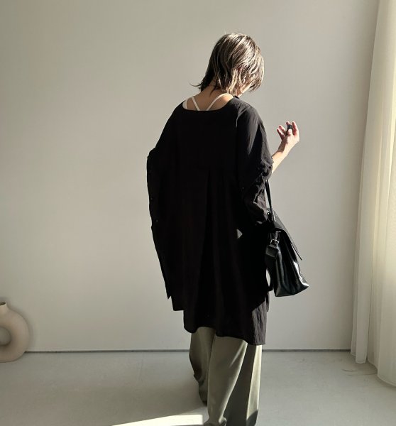 画像15: ●ご予約5倍ポイント【2/4 LIVEアイテム】●袖アレンジシャツ（予約/4） (15)