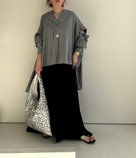 画像14: ●ご予約5倍ポイント【2/4 LIVEアイテム】●袖アレンジシャツ（予約/4） (14)