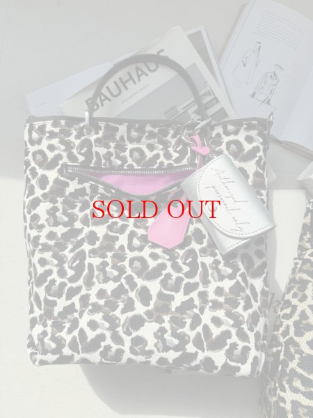 画像16: ●期間限定ご予約●ご予約5倍ポイント対象●オリジナル別注配色リバーシブルレオパードバッグ（予約/8月） 加算ポイント:850ポイント  (16)