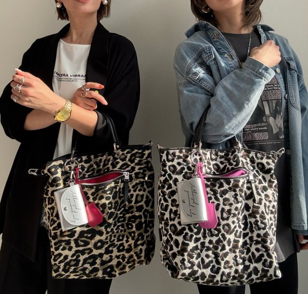 画像19: ●期間限定ご予約●15日までご予約10倍ポイント対象●オリジナル別注配色リバーシブルレオパードバッグ（予約/8月） (19)