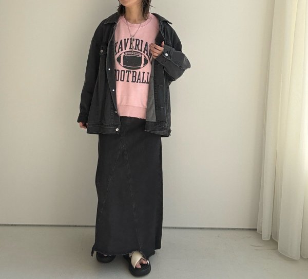 画像6: ●【2/11 LIVEアイテム】●ダメージ加工ロゴスエット（予約/３月） (6)