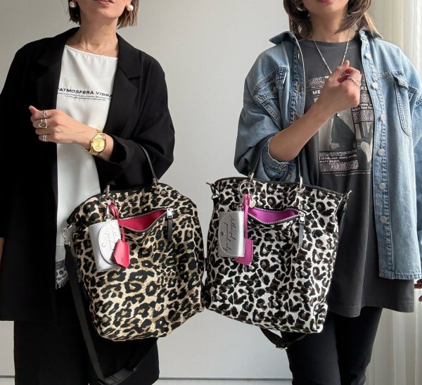 画像17: ●期間限定ご予約●15日までご予約10倍ポイント対象●オリジナル別注配色リバーシブルレオパードバッグ（予約/8月） (17)