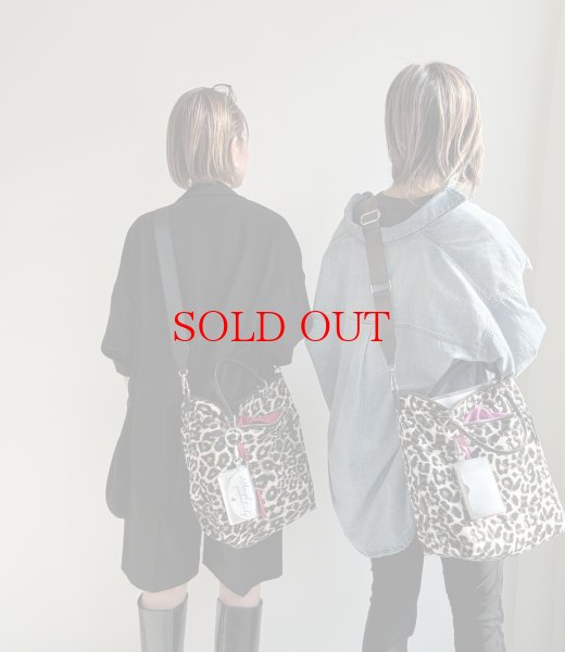 画像20: ●期間限定ご予約●ご予約5倍ポイント対象●オリジナル別注配色リバーシブルレオパードバッグ（予約/8月） 加算ポイント:850ポイント  (20)