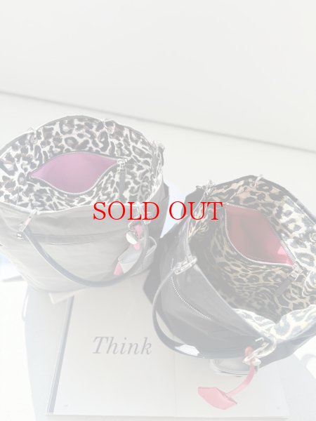 画像2: ●期間限定ご予約●ご予約5倍ポイント対象●オリジナル別注配色リバーシブルレオパードバッグ（予約/8月） 加算ポイント:850ポイント  (2)