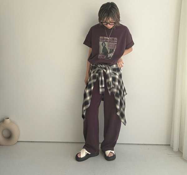 画像4: ●期間限定●【2/11 LIVEアイテム】微起毛とろみイージーパンツ（メーカー確認後取り寄せ） (4)