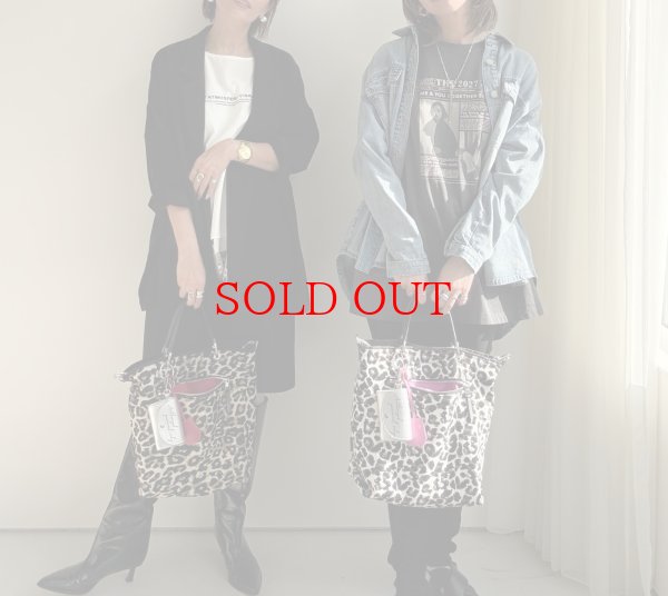 画像18: ●期間限定ご予約●ご予約5倍ポイント対象●オリジナル別注配色リバーシブルレオパードバッグ（予約/8月） 加算ポイント:850ポイント  (18)