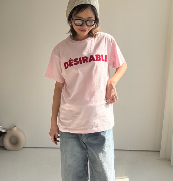 画像3: ●DESIRABLEロゴT【2/14 LIVEアイテム】（予約/3月） (3)