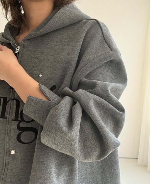 画像3: ●数量限定/メーカー在庫限り●【2/14LIVE】パールモチーフロゴジップフーディ (3)