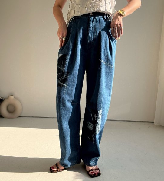 画像5: ●メーカー在庫限り●【4/8 LIVEアイテム】フォトプリントコクーンデニム (5)