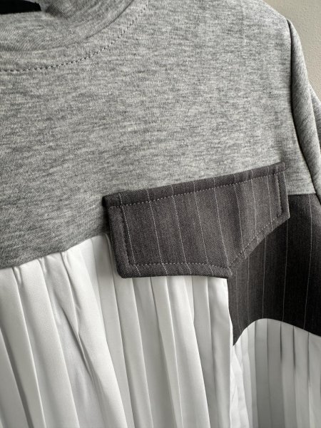 画像6: ●ご予約5倍ポイント対象【2/16 LIVE】ドッキングプリーツデザイントップス（予約/4月） (6)