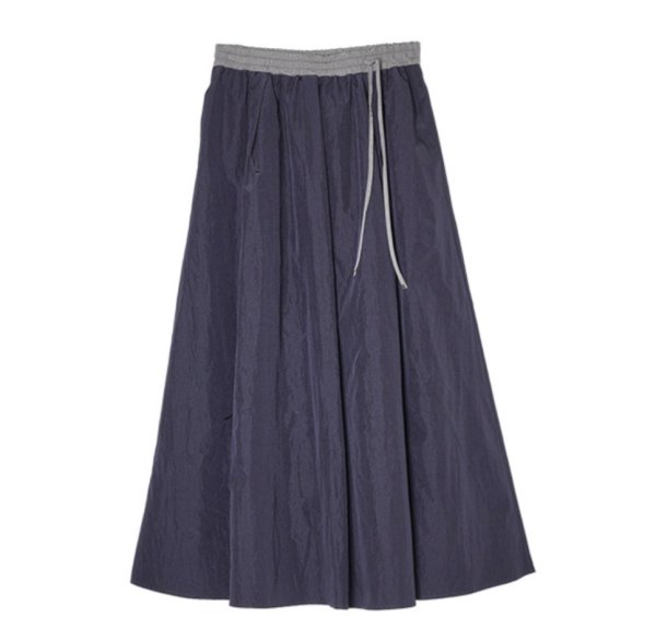 画像3: ●ご予約5倍ポイント対象【2/16 LIVE】ウエスト配色フレアスカート（予約/4月） (3)