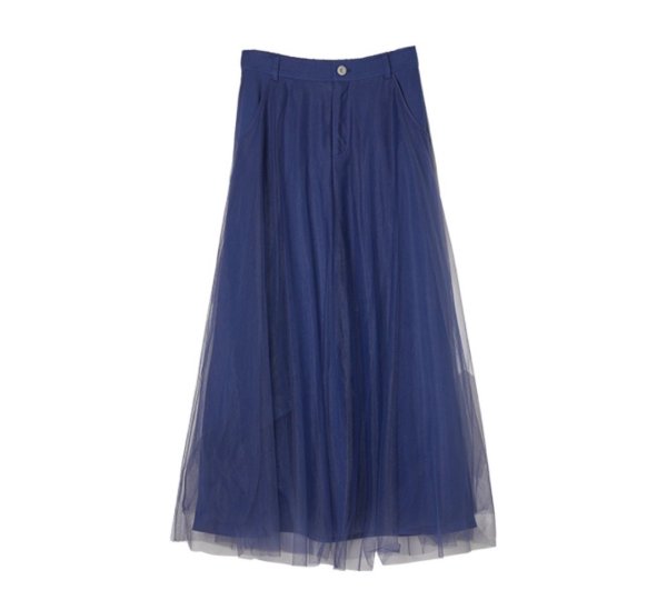 画像1: ●ご予約5倍ポイント対象【2/16 LIVE】ドッキングチュールスカート（予約/4月） (1)