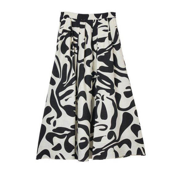 画像1: ●ご予約5倍ポイント対象【2/16 LIVE】大柄フレアスカート（予約/4月） (1)