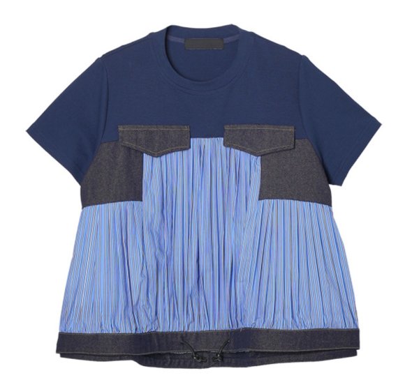 画像1: ●ご予約5倍ポイント対象【2/16 LIVE】ドッキングプリーツデザイントップス（予約/4月） (1)