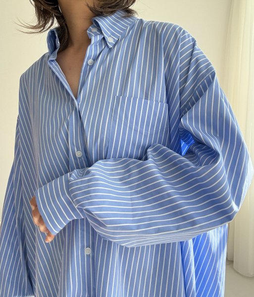 画像5: ●ご予約5倍ポイント対象【2/20 LIVE】BIGストライプシャツ（予約/4月） (5)