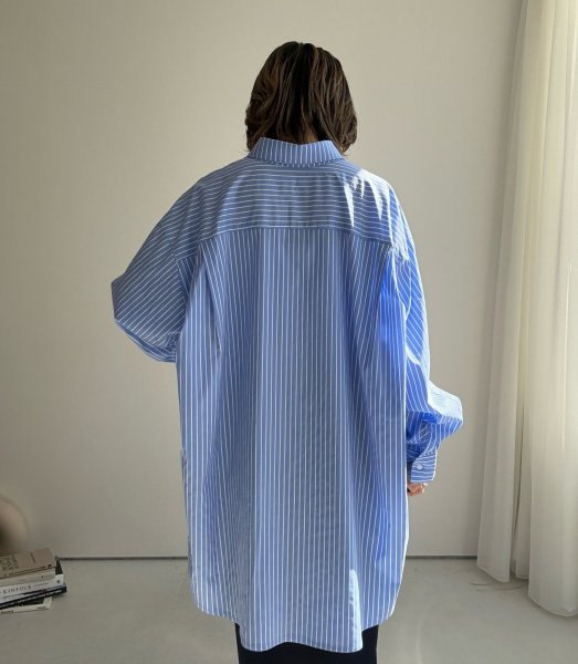 画像4: ●ご予約5倍ポイント対象【2/20 LIVE】BIGストライプシャツ（予約/4月） (4)