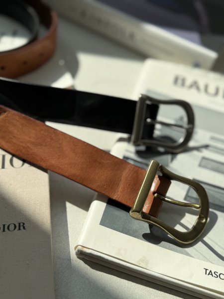 画像3: ●ご予約10倍ポイント対象●【2/27 ご紹介アイテム】ワッシャーレザーベルト（予約/6-7月） (3)