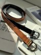 画像2: ●ご予約10倍ポイント対象●【2/27 ご紹介アイテム】ワッシャーレザーベルト（予約/6-7月） (2)